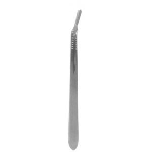 Scalpel Handle Fig.4L Curved 20cm (MI-1488)
