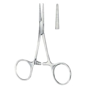 Hartmann Hemostatic Forceps BJ Straight 10cm/4" (07-219-10)