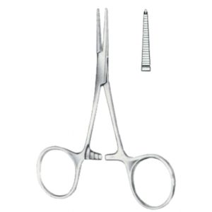 Hartmann Hemostatic Forceps BJ Curved 10cm/4" (07-210-10)