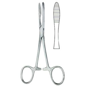 Pean Hemostatic Forceps BJ 16cm/6 1/4" (07-214-16)