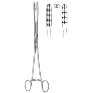 Ulrich Cotton Swab Forceps BJ Straight 25cm/10" (08-241-25)