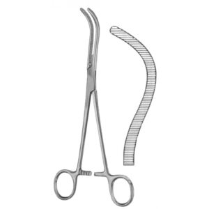Guyon Kidney Pedicle Clamp Forceps BJ 24cm/9 1/2" (25-601-24)