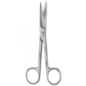 Operating Scissors Straight Fig # 2 11.5cm/4 1/2" SH/BL (05-142-11)